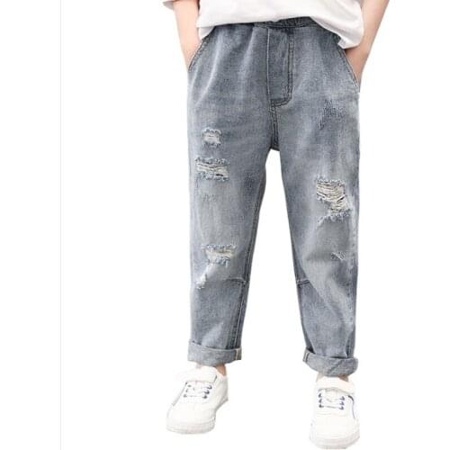 Джинсы для подростков мальчиков HUANG-TAI-ZI China At AliExpress