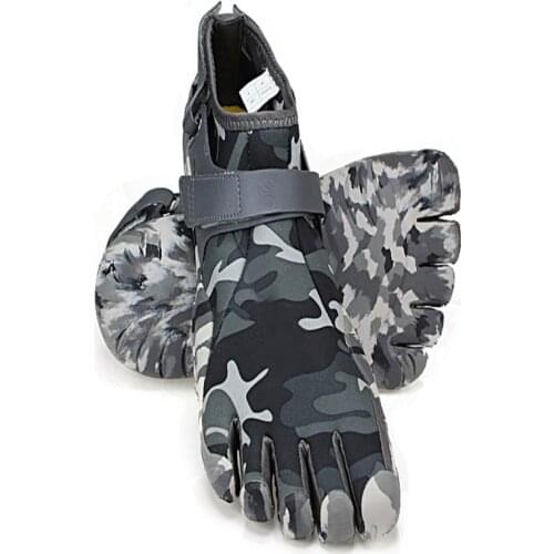 Lightweight Five Toe shoes Men Women Camouflage Breathable Running sport shoes Outdoor anti-skid Rubber sole Trekking sneakers