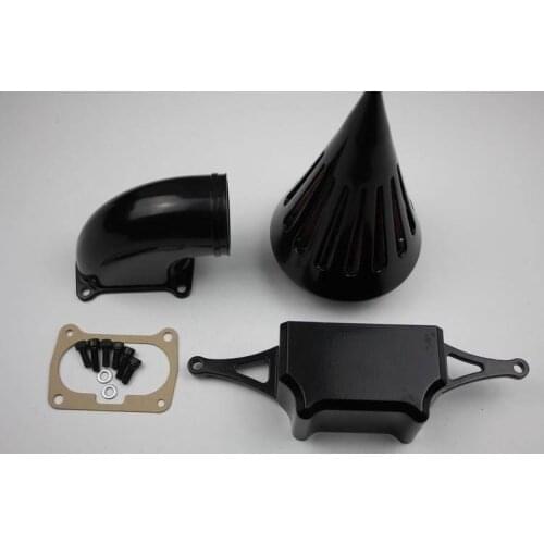 Motorcycle Black Spike Air Cleaner Kits Intake Filter For Yamaha Warrior 2002 - 2009 Moto