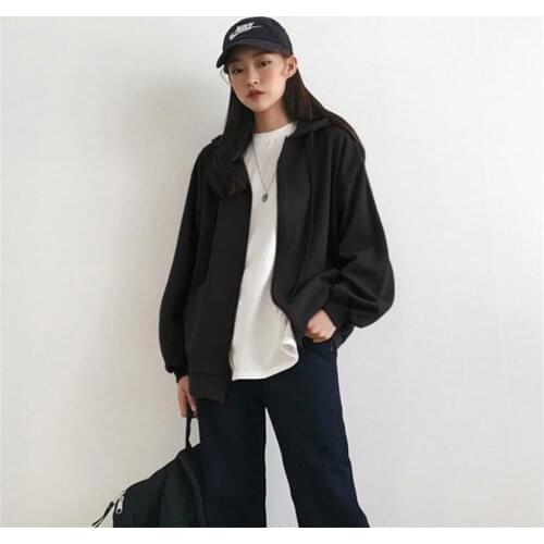 2021 New Spring Women Hoodie Casual Streetwear Solid Color Long Sleeve Fleece Hoodies Male Fashion Sweatshirt