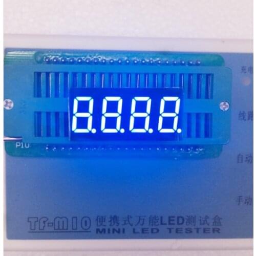 Common anode/ Common cathode 0.36 inch digital tube 4 bits digital tube led display 0.36inches Blue digital tube