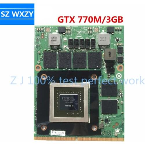 Original For MSI GT70 GT60 GT660 GX680 GX780 Video VGA CARD MS-1W0B1 N14E-GS-A1 GTX 770M 3GB DDR5 100% Tested Fast Ship