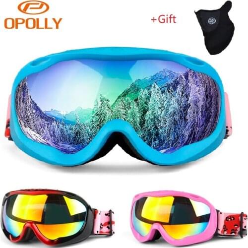 Obaolay Professional Ski Goggles Double Layers Lens Anti-fog UV400 Protect Ski Glasses Skiing Snowboard Men Women Snow Goggles
