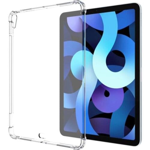 Shockproof Silicone Case For iPad Air 10.9 2020 Air 4 A2324 A2072 air4 10.9'' TPU Flexible Bumper Clear Transparent Back Cover