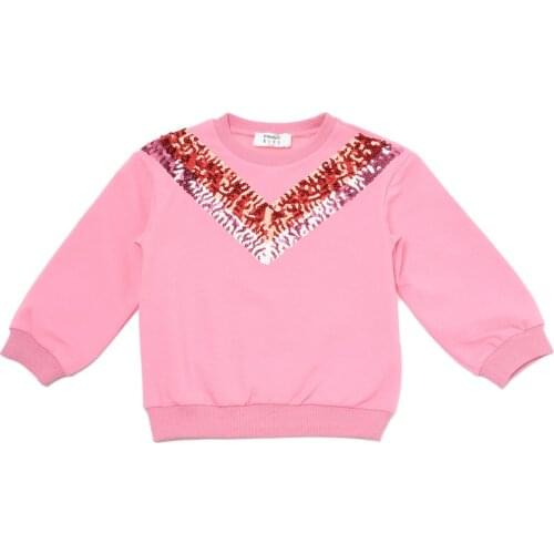 Trendyol Sequined Female Child Knitted Thin Sweatshirts TKDAW22SW0605
