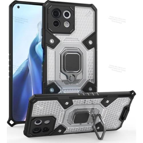Shockproof Armor Cover For Xiaomi Mi 11 Lite Pro Ultra 11i For Mi 10T Lite Pro Space capsule Magnetic Ring TPU Phone Back Case