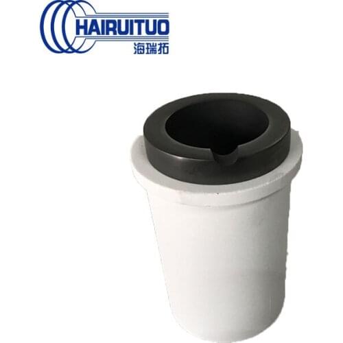 High frequency crucible high purity graphite crucible precious metal melting special crucible