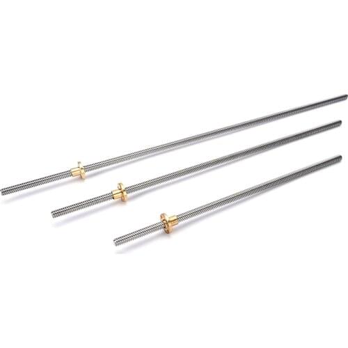 High Quality 3D printer THSL-300/400/500-8D Lead Screw Dia 8MM Thread 8mm with Copper Nut THSL-300/400/500-8D Lead Screw