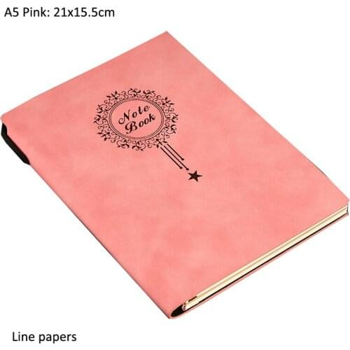 A5/A6 Stationery Notebook Sheep Bark Journal Faux Leather Diary with Line Pages 100 Sheets TPN021