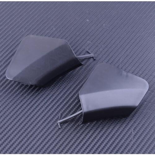 DWCX 1 Pair Car Left & Right Front Bumper Tow Hook Eye Cover Cap Fit For Toyota Highlander 2011 2012 2013