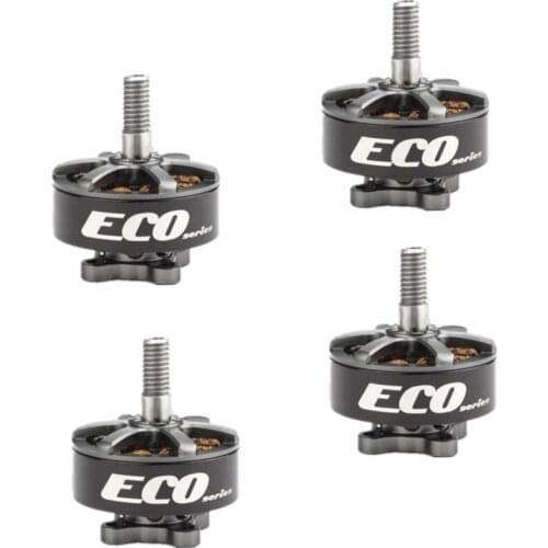 4Pcs Emax Eco Series 2207 3-6S 1700Kv 1900Kv 2400Kv Brushless Motor for Rc Drone Fpv Racing Models Spare Parts DIY Accessories