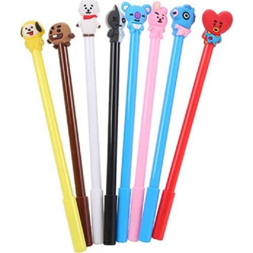 40 Pcs Stationery Cartoon Dog Gel Pen Ink Gift Prizes Office Supplies Student Test Pen Kawaii Pen Cute kawaii Pen Stationery