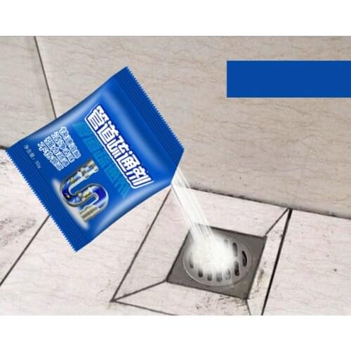 4X7B 50g Sewer Unclogging Pipe Dredging Agent Kitchen Toilet Bathroom Floor Sink Drain Cleaner Deodorant