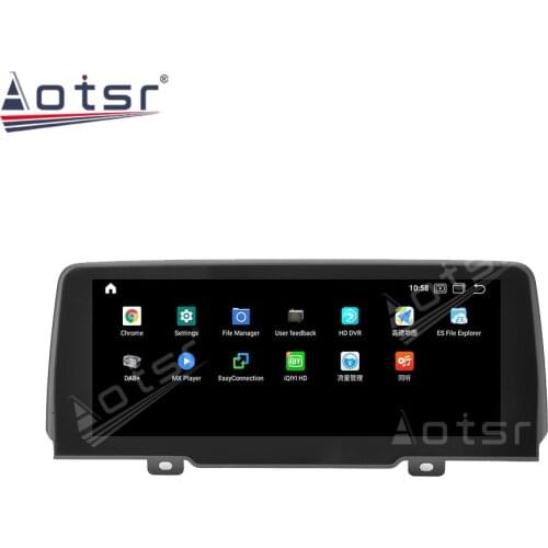 For BMW X3 2018 2019 2020 EVO Stereo Radio Audio Android 10 PX6 Snapdragon Car Multimedia Player DVD GPS Navigation Head unit