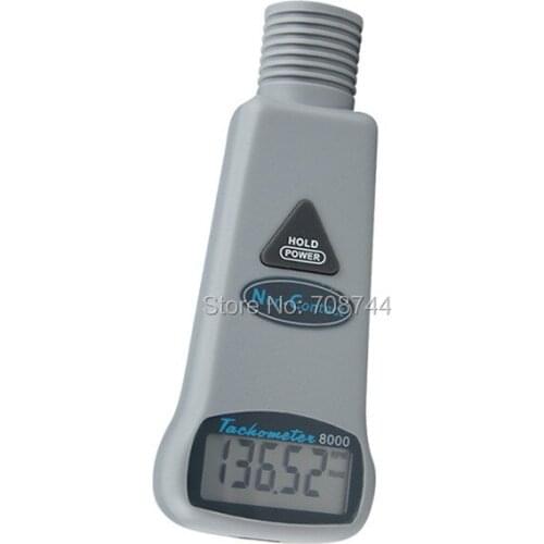 AZ8000 Contact Tachometer Digital Tachometer Handheld Tachometer Motor Speed Tachometer