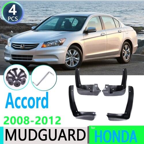 For Honda Accord Sedan 2008~2012 2009 2010 2011 Car Fender Mudguard Mud Flaps Guard Splash Flap Car Accessories