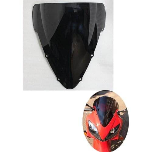 Black Clear Windscreen Windshield Deflaector For Honda CBR 600 F4I CBR600F4I CBR600 F4i 2001 2002 2003 2004 2005 2006 2007 2008