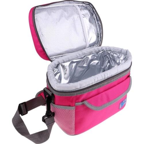 Insulated Cooler Bag Lunch Time Outdoor Sandwich Drink Cool Storage Chilled Zip