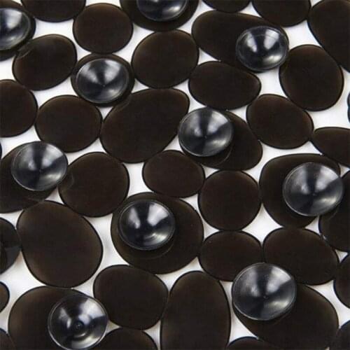 Anti-Slip Anti-Slip Bathroom Bathroom Shower Mat with Black Suction Cup 70x36cm