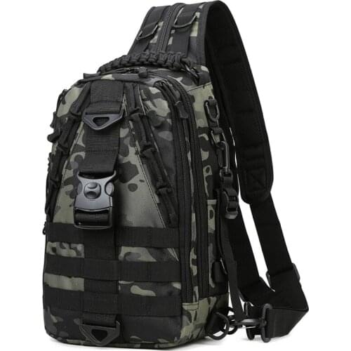 Men Hiking Military Tactical Shoulder Bag Camping Sports Trekking Climbing Crossbody Fishing Outdoor Chest Bag For Male