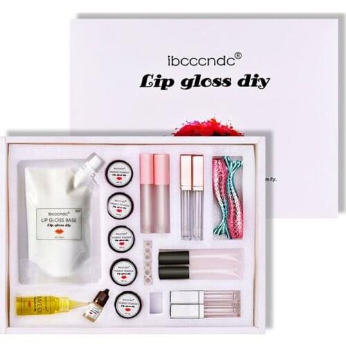 DIY Lipgloss Kit Matte Lip Gloss Base Non-Stick Lipstick Material Gel for DIY Lip Gloss Base Handmade Liquid Makeup Comestics
