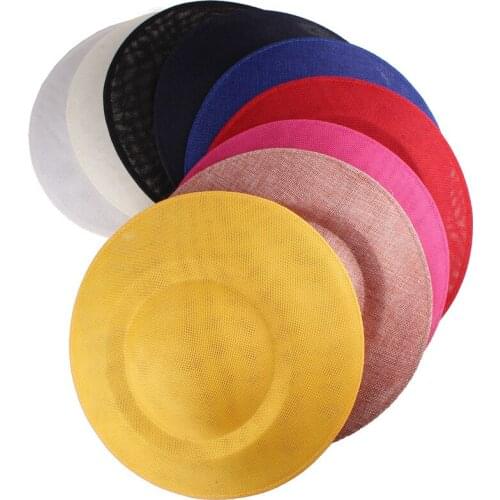Multiple Colors 27 CM Size Round Fascinator Base Make For Wedding Party DIY Hair Accessories Bride Fascinators Hats 6PCS/Lot