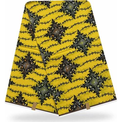 New 100% Cotton African Original Real Wax Fabric 2021 Veritable Ankara Print Wax Fabric For Wedding Dress Tissue Wedding Dress