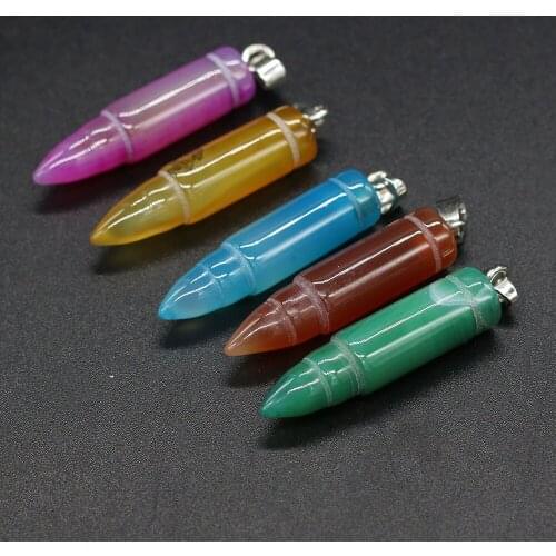 New Style Fashion Warhead-shaped Pendant Charms For DIY Necklace Handiwork Sewing Craft Jewelry Accessory Making