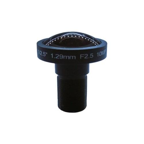 1.29mm 10Megapixel 185degree Fisheye lens