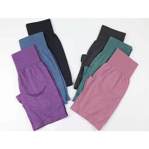 Sexy High Waist Yoga Shorts Women Fitness Push Up Workout Running Qucik Dry Booty Shorts Casual Sport Gym Biker Shorts Women