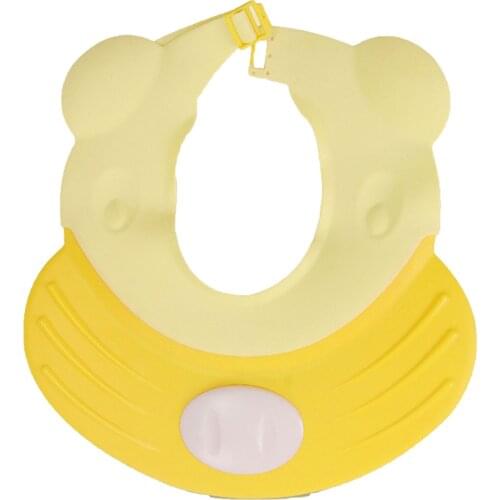 Baby Shower Cap Unisex Adjustable Waterproof Bathing Cap Protective Hat for Bathing