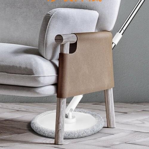 Magic Floor Microfibre Mop with Bucket Cleaner Reusable Telescopic Rotating Mops Head Fregona Household Cleaning Tools DF50TB