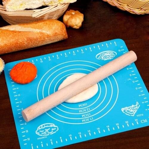 40X30cm Silicone Kneading Dough Mat Scale Non-Stick Kitchen Baking Tool Cake Board Large Soft High Temperature Rolling Dough Pad