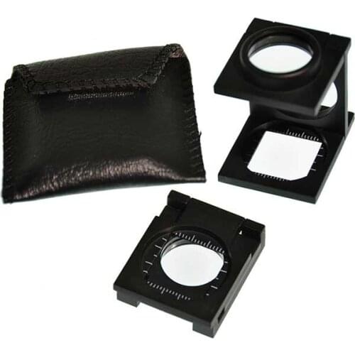 Full Steel Coated 1CM Fold Magnifying glass