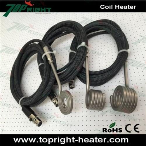 9/16/20mm Coil sprial heater for water pipe Digital E Nail Heater Coil, you can choose the size one or two or three