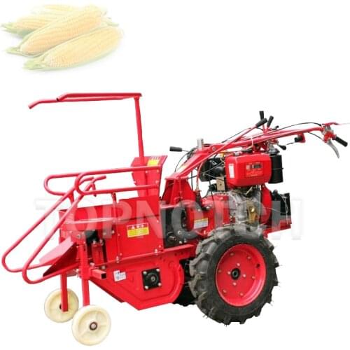 Dry And Wet Corn Harvester Manual Mini Corn Combine Harvester