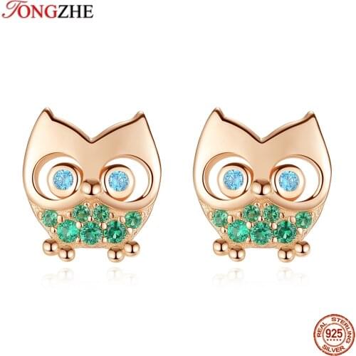 TONGZHE Women's Gold Earrings