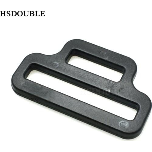 2 Hole Tri-Glide Adjust Buckles Plastic Slider for Backpack Straps Garment Accessories Webbing 24.5mm and 50mm