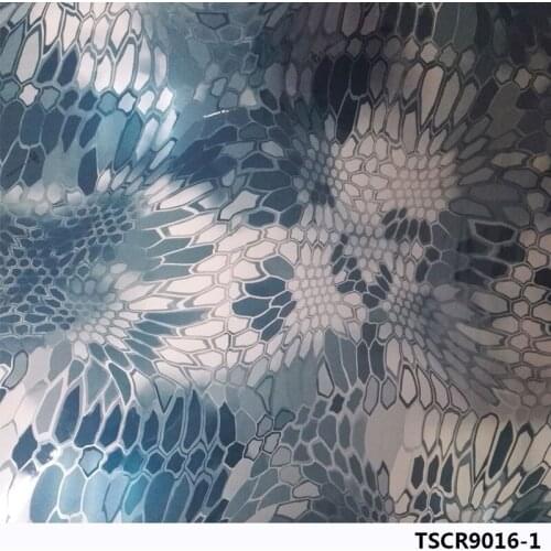 TSCR9016-1 1M*10M Snake Skin Pattern Hydrographic Film Width Water Transfer Printing Films