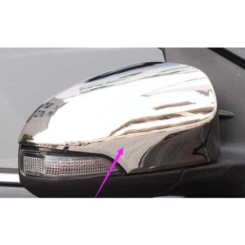 High quality mirror cover side mirrors cover special modified ABS Chrome trim for 2014 2015 for Toyota Corolla
