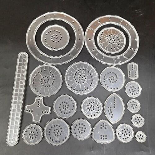 Wanhua Ruler Changeable Flower Ruler Creative Flower Ruler Building Block Parts Toy Accessories