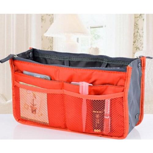 100pcs/lot Dhl Fedex Purse Cosmetic Storage Organizer Bag Handbag Makeup Bag 10 Colors SN1165