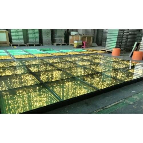 Tempered Glass 3D Starry Dance Floor for Wedding Event Show Rental