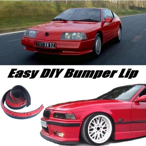 NOVOVISU Bumper Lip Deflector Lips For Renault Alpine GTA Front Spoiler Skirt For Car Tuning View / Body Kit / Strip