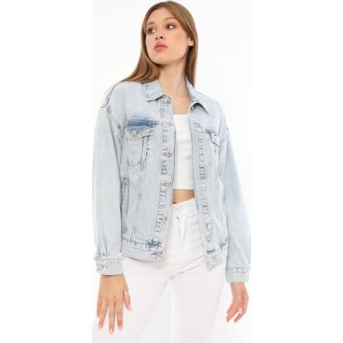 Darkly Jeans Women's Blue Jackets