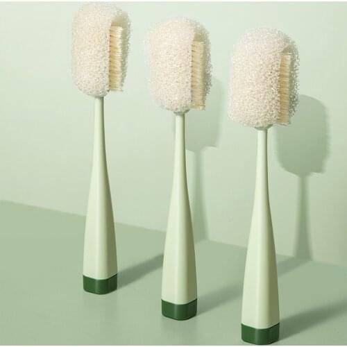 Dishwashing Foam Sponge Soft Baby Bottle Mugs Cups Cleaning Brush Baby Nipple Milk Bottle Cup 360 Degree Sponge Cleaner