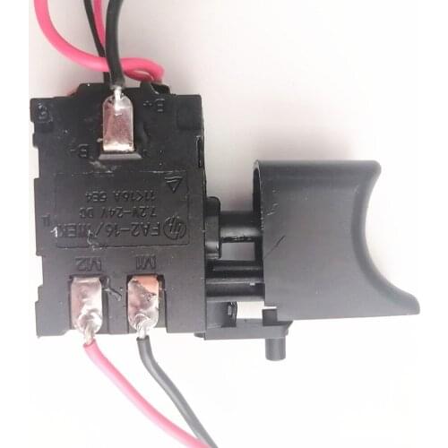 DC Push Button Dustproof Speed Control Switch Electric Drill Replacement