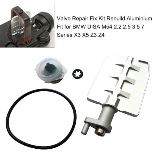 Car Valve Repair Fix Kit Rebuild Aluminium Fit for BMW DISA M54 2.2 2.5 3 5 7 Series X3 X5 Z3 Z4 Valve Repair Fix Kit