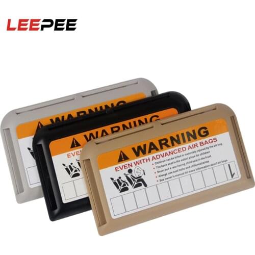 LEEPEE Temporary Parking Phone Number Multifunction Car Parking Card Holder High-speed IC Card Clip Car Visor Clip Organizer