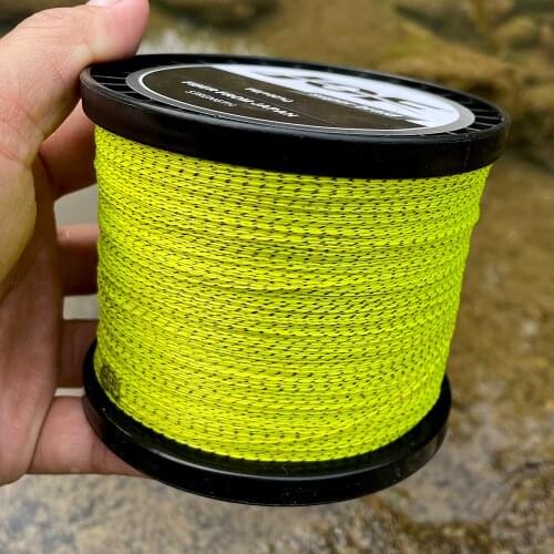 JOF 1000m 500m 300m 8 Strands Braided Fishing Line Invisible Spot Line 18-96LB Strong Abrasion Resistance Line